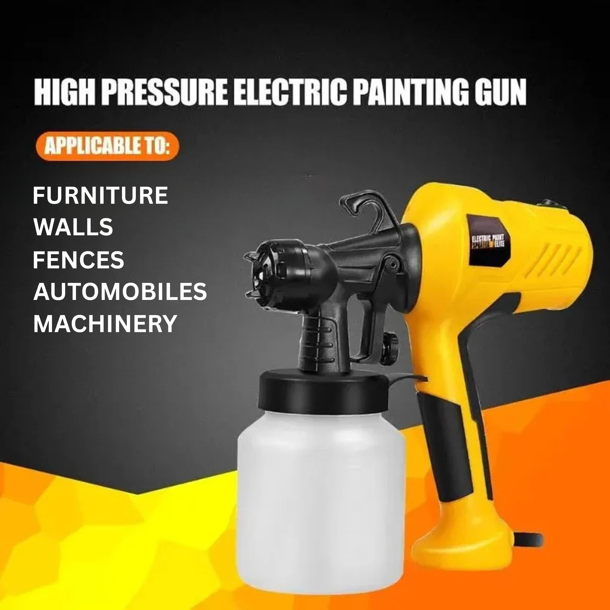 Power Paint Sprayer Elite Kit – 800ml Capacity, Easy Clean