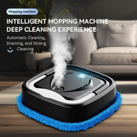 Automatic Robot Vacuum – 90 Min Runtime, USB Charging, Microfiber Wipes