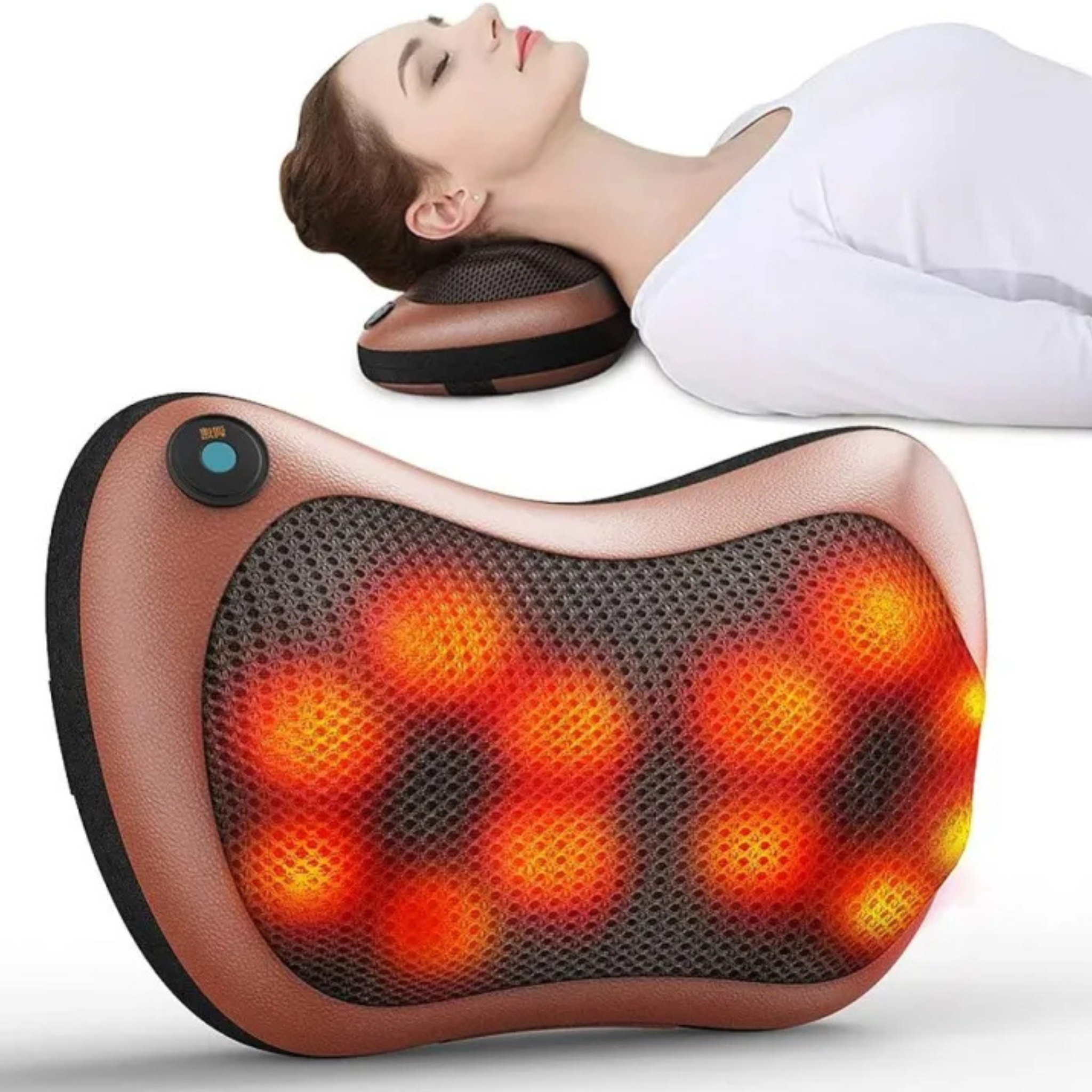 Neck Massager Pillow with Heat – Perfect for Muscle Pain Relief