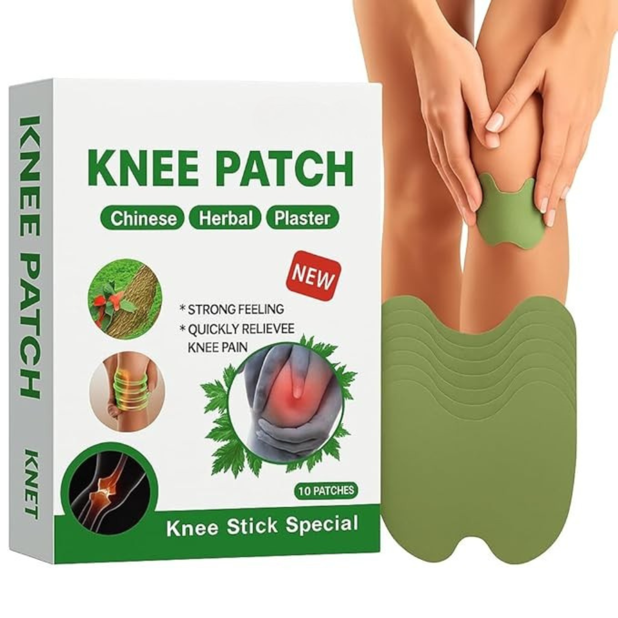 Natural Herbal Knee Patches – FlexiKnee for Arthritis, Sprains & Muscle Soreness