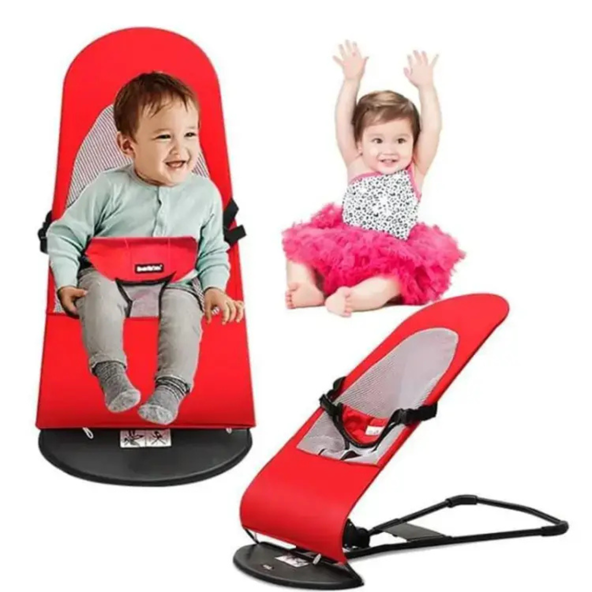Baby Sitter Jumping Chair – Secure, Foldable, Multi-Colors