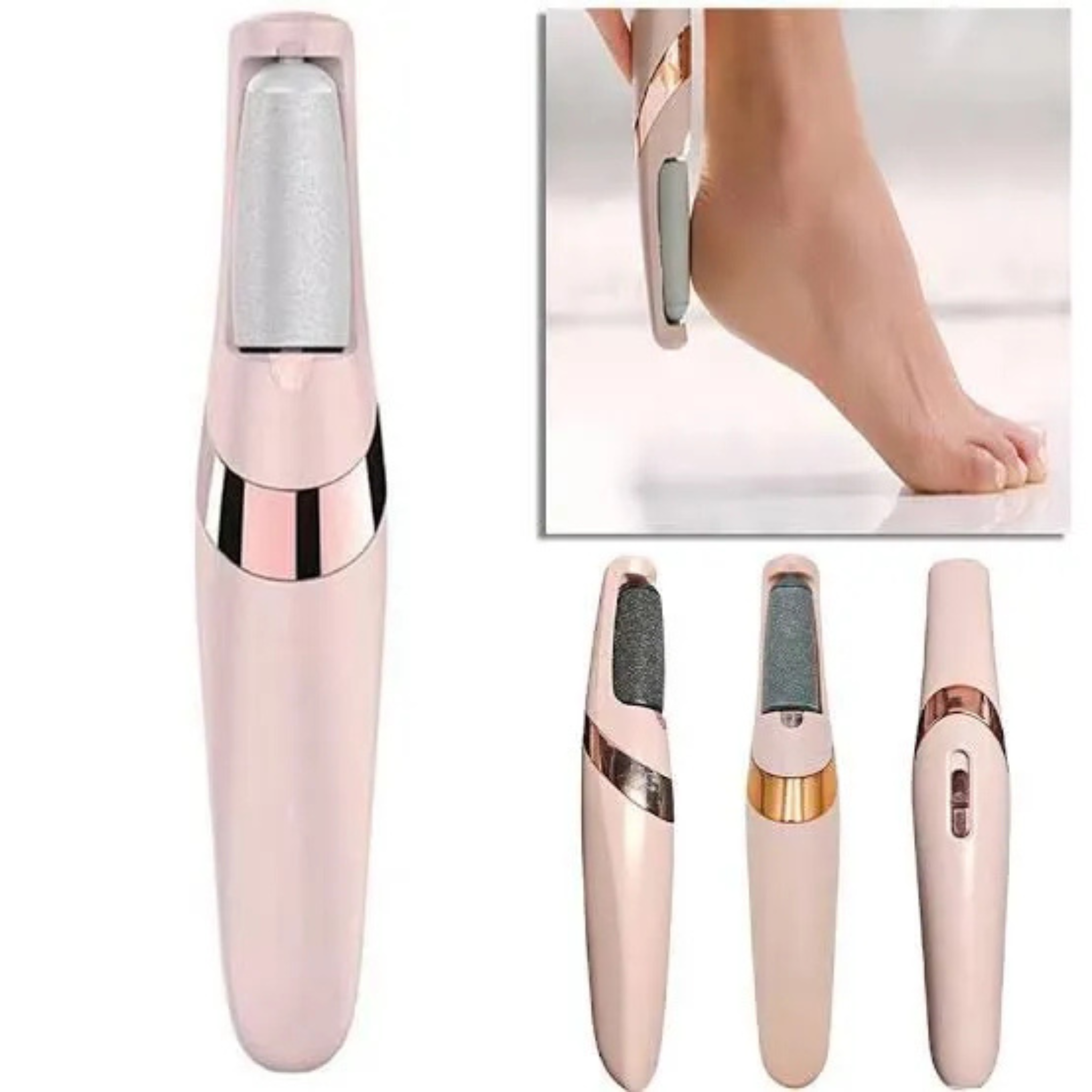 Pedicure Foot File – Rechargeable Callus Remover with 2 Speeds