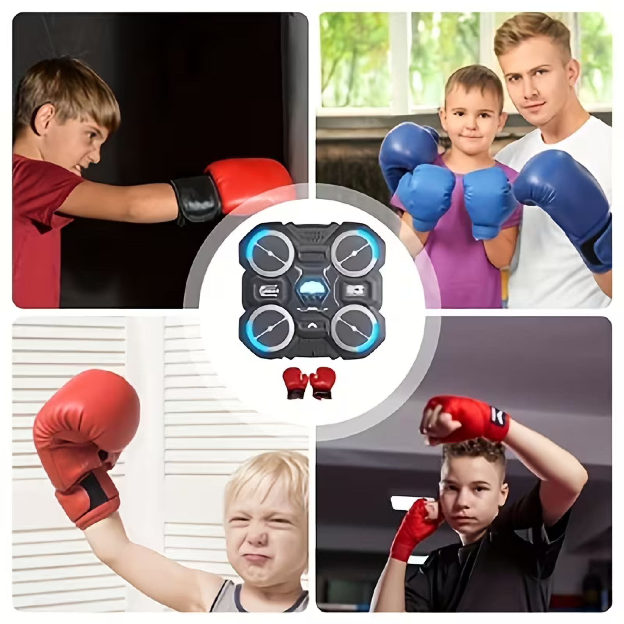 Kids Boxing Machine with Music – Electronic Punching Bag for Indoor Active Fun