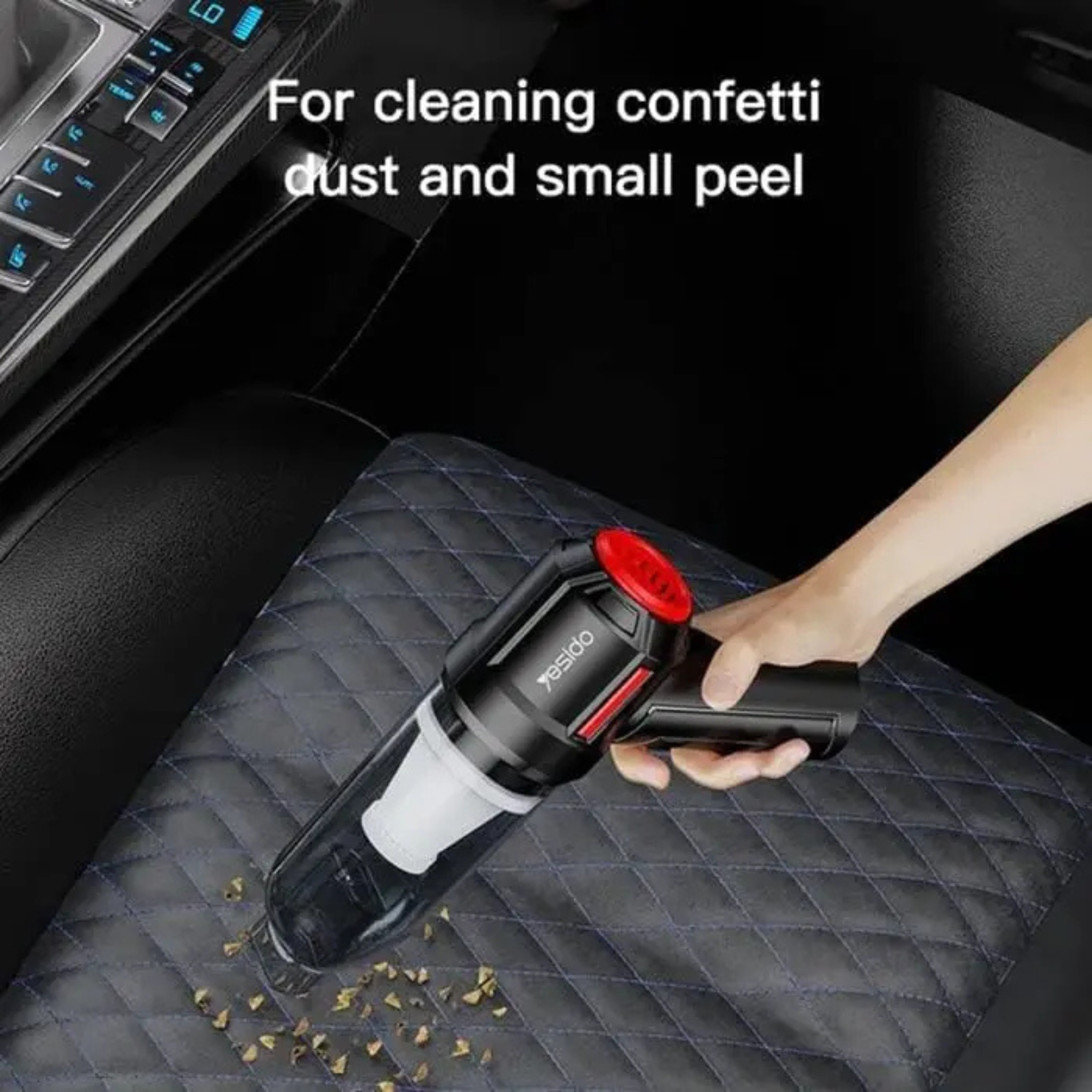 Rechargeable Mini Vacuum Cleaner – 4000Pa Handheld Cordless for Car & Home