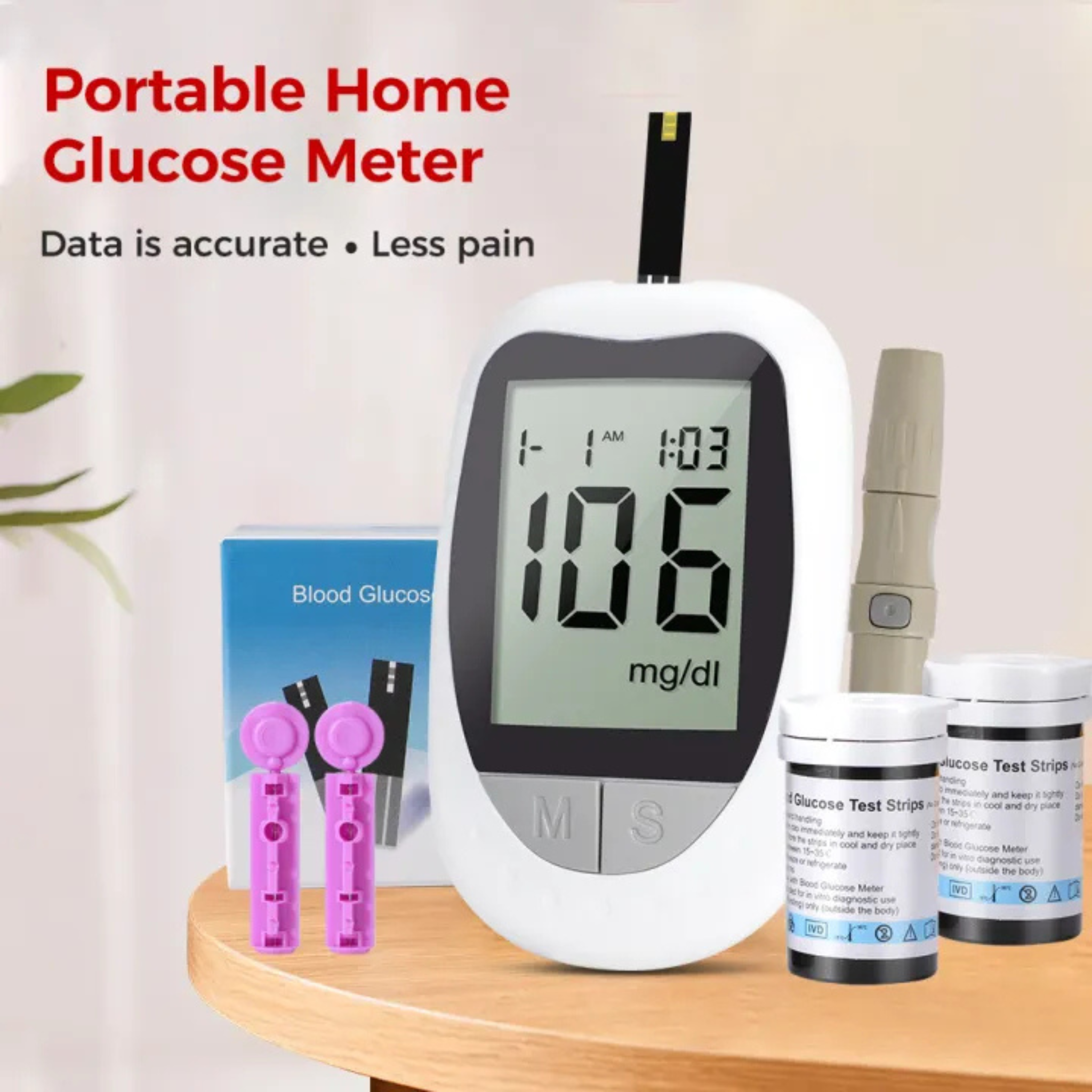 Diabetes Monitoring Kit – Easy-to-Use Smart Glucose Meter