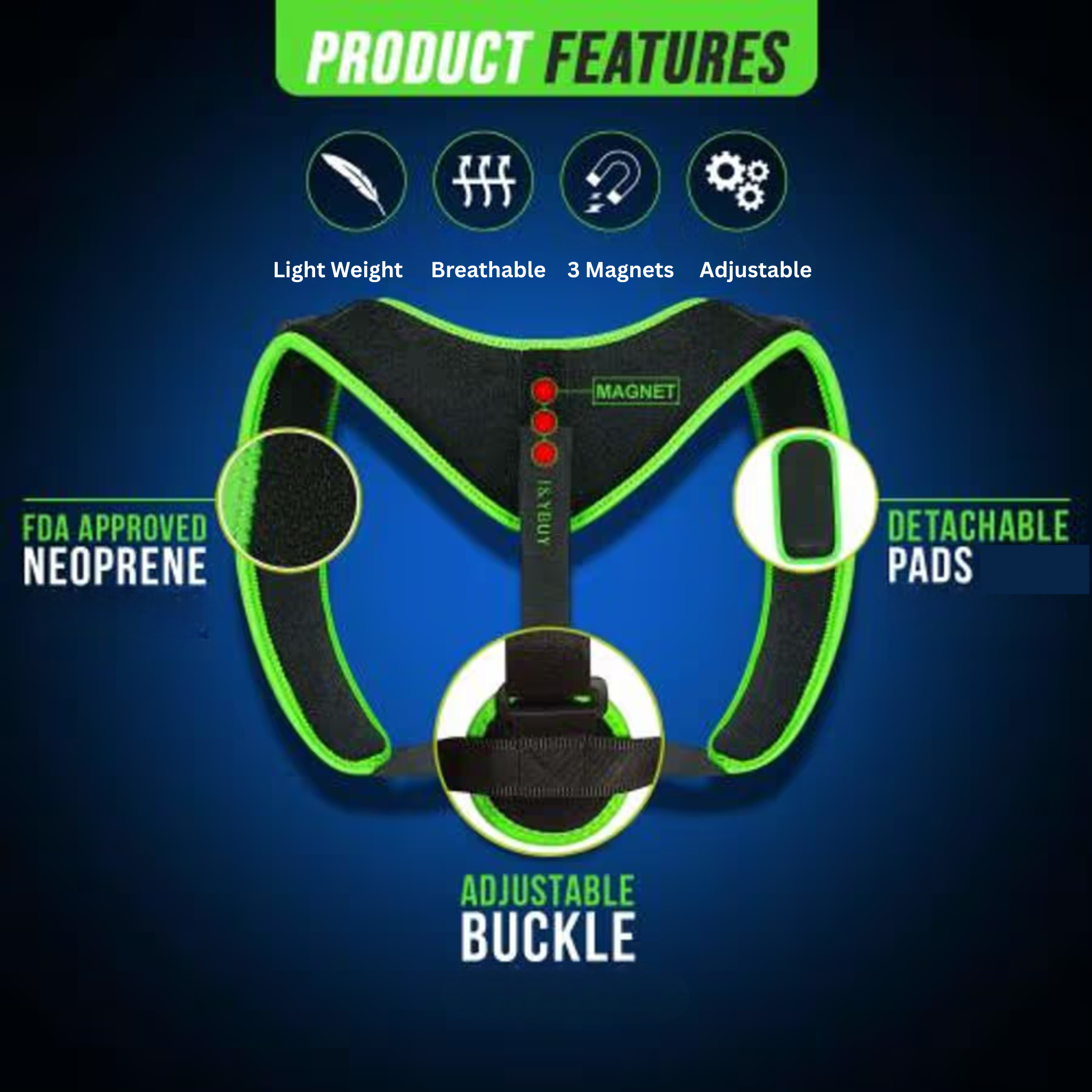 Posture Trainer for Neck & Shoulders