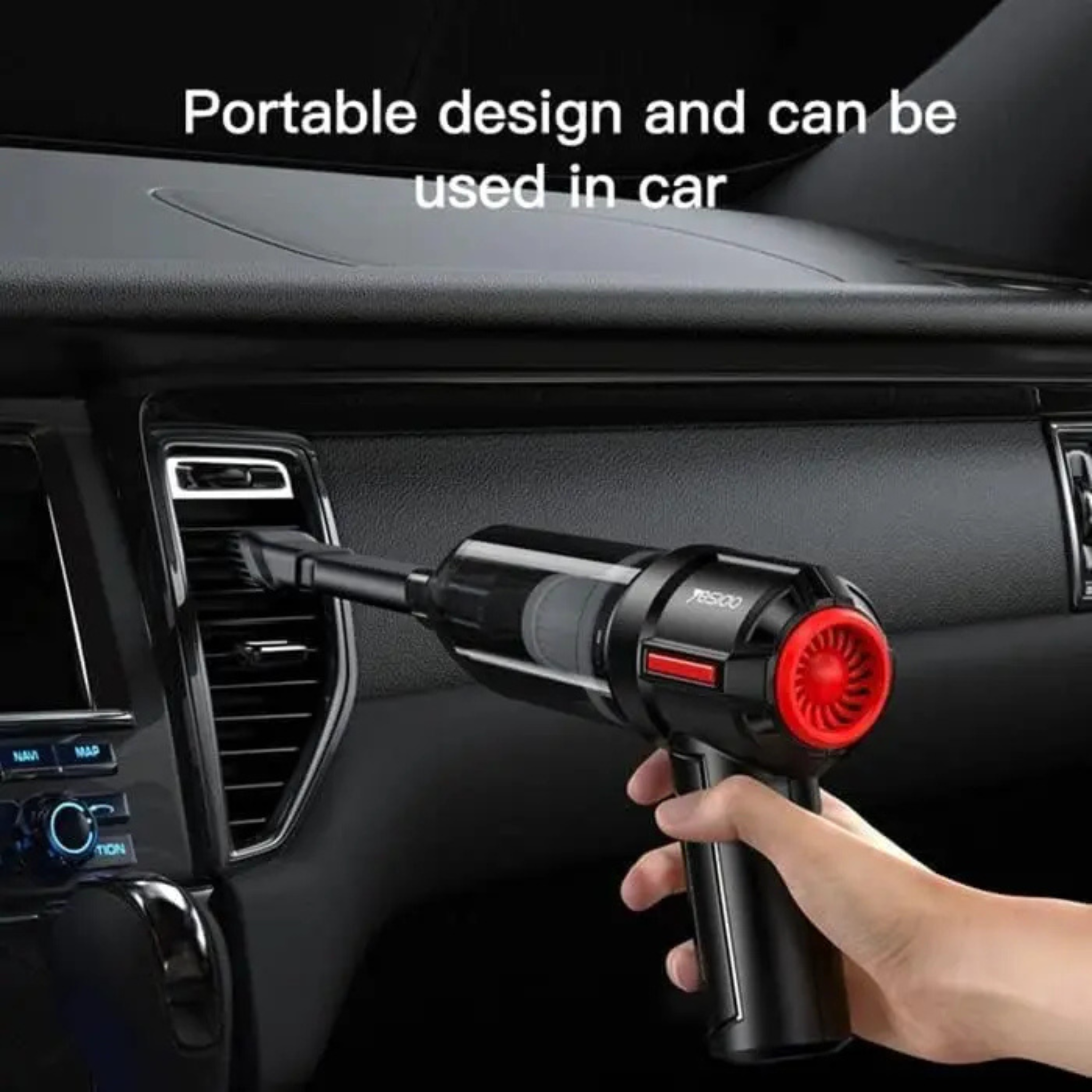 Rechargeable Mini Vacuum Cleaner – 4000Pa Handheld Cordless for Car & Home