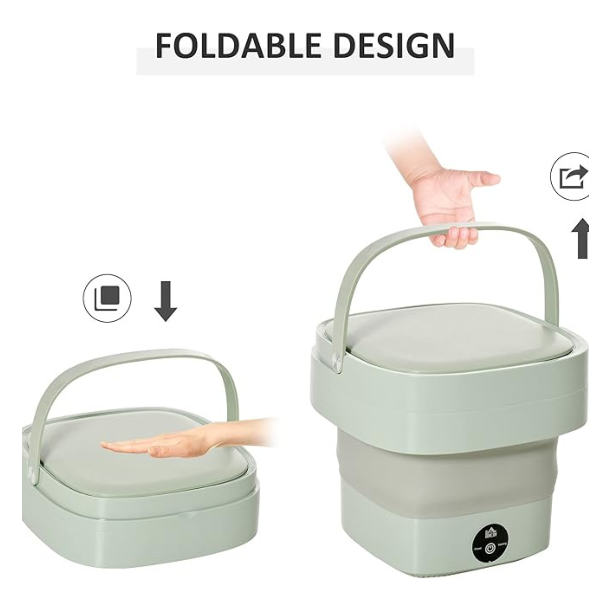 Compact Foldable Washing Machine