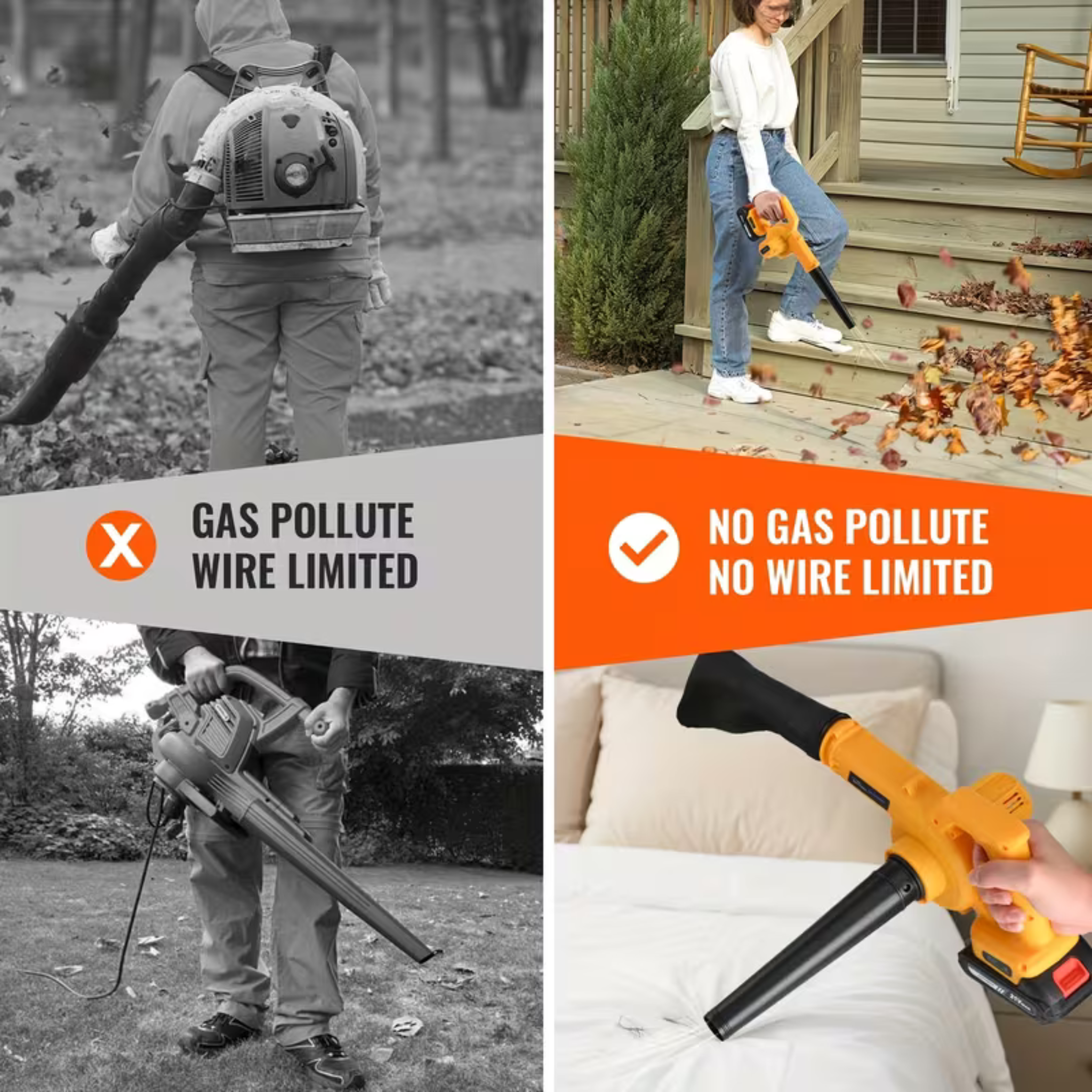 Lightweight Leaf Blower & Vacuum