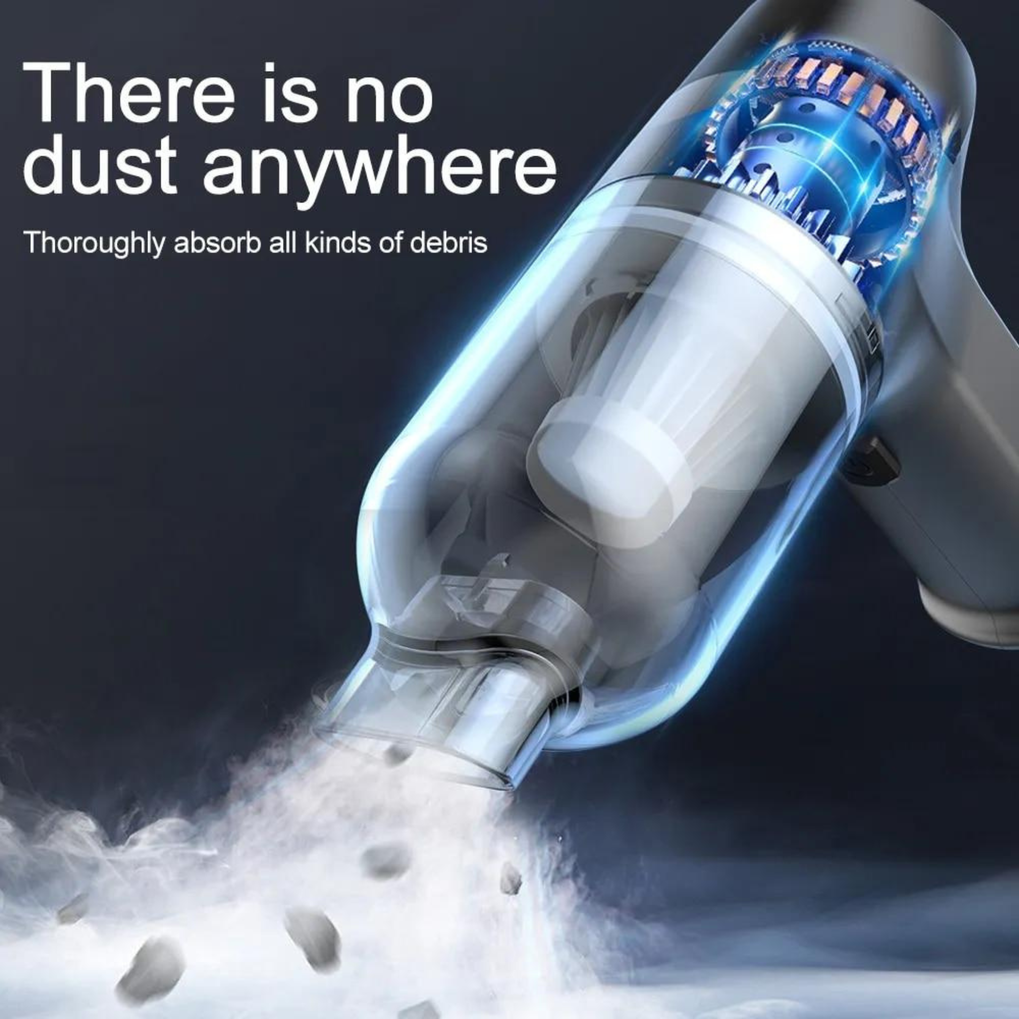 Rechargeable Mini Vacuum Cleaner – 4000Pa Handheld Cordless for Car & Home