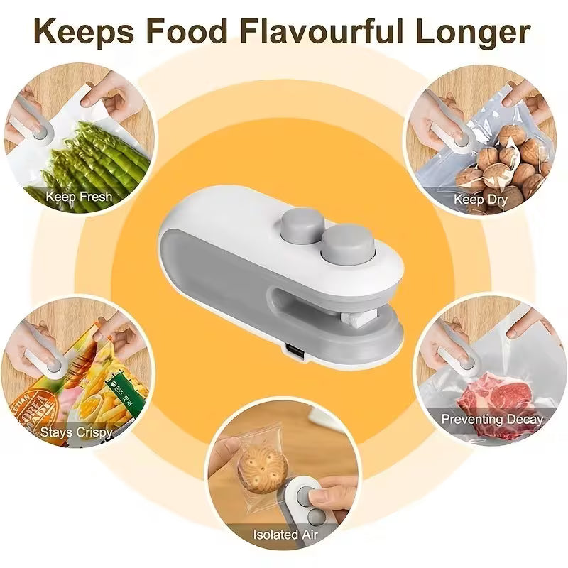 Portable Sealing Machine – Cordless Bag Sealer for Kitchen