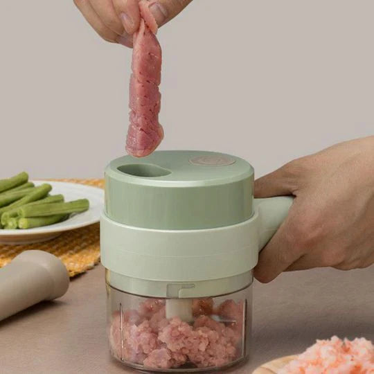 Mini Electric Chopper – Cordless, USB Rechargeable
