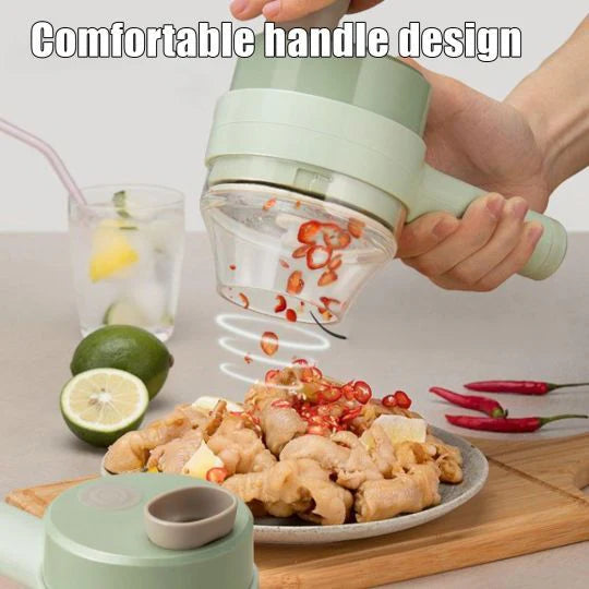 Mini Electric Chopper – Cordless, USB Rechargeable