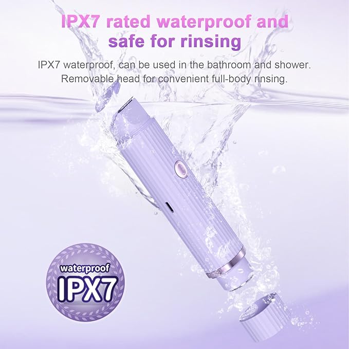 Dual Head Women’s Shaver – Wet, Dry, Compact and Painless