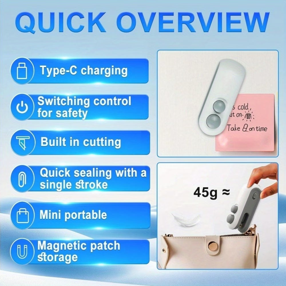 Portable Sealing Machine – Cordless Bag Sealer for Kitchen